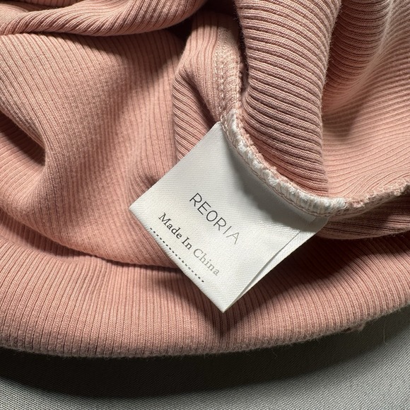 Reoria Dusty Rose Body Suit Small Leg O Mutton Sleeve Victorian Chic Ribbed Fem - Picture 10 of 10